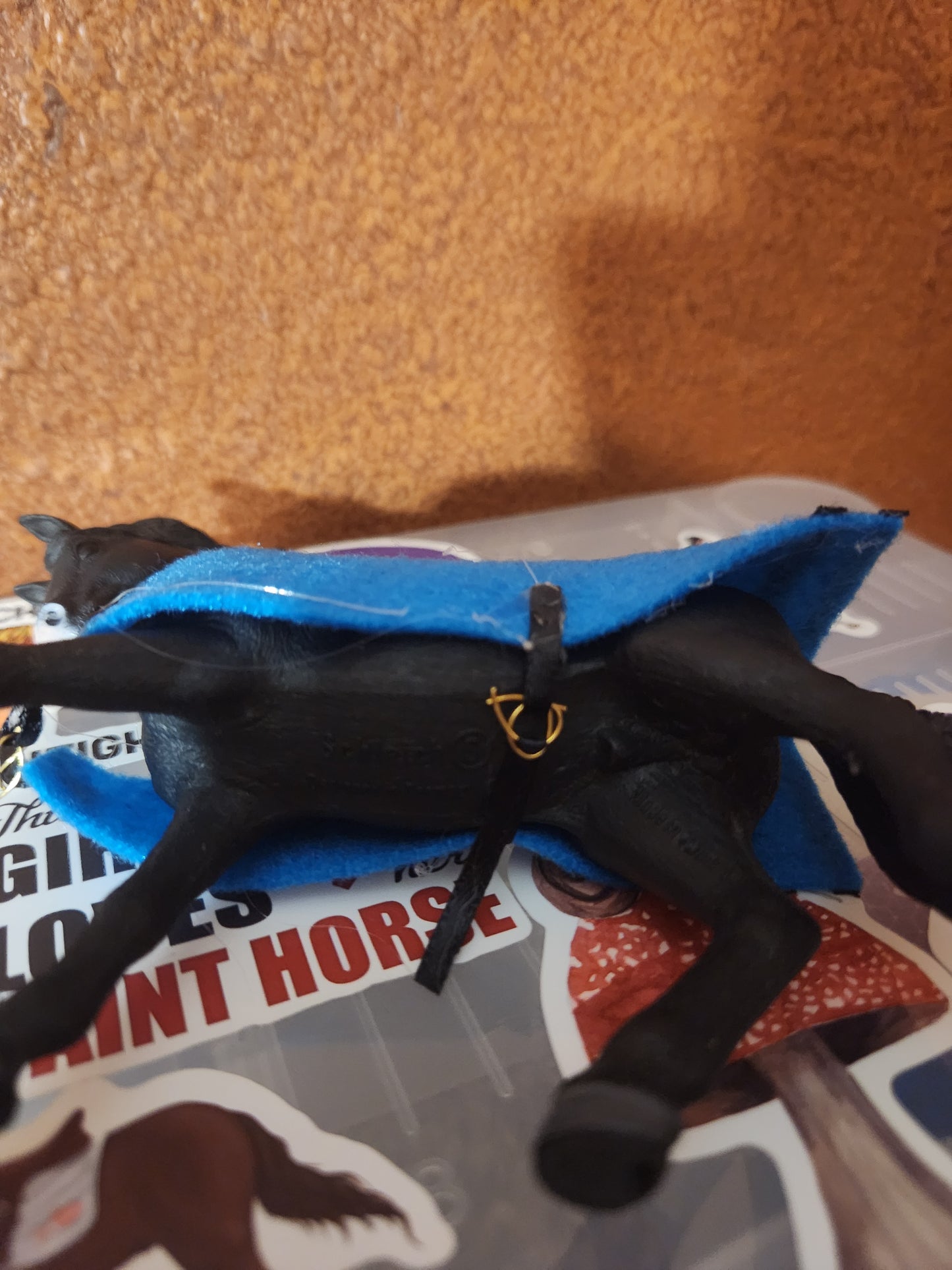 Blue Felt Winter Blanket