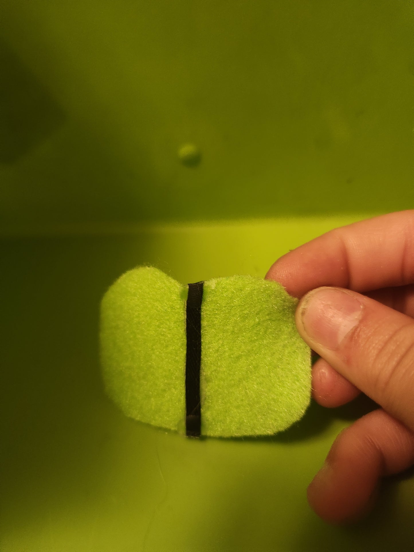 Lime Green Saddle Pad with Black Trim