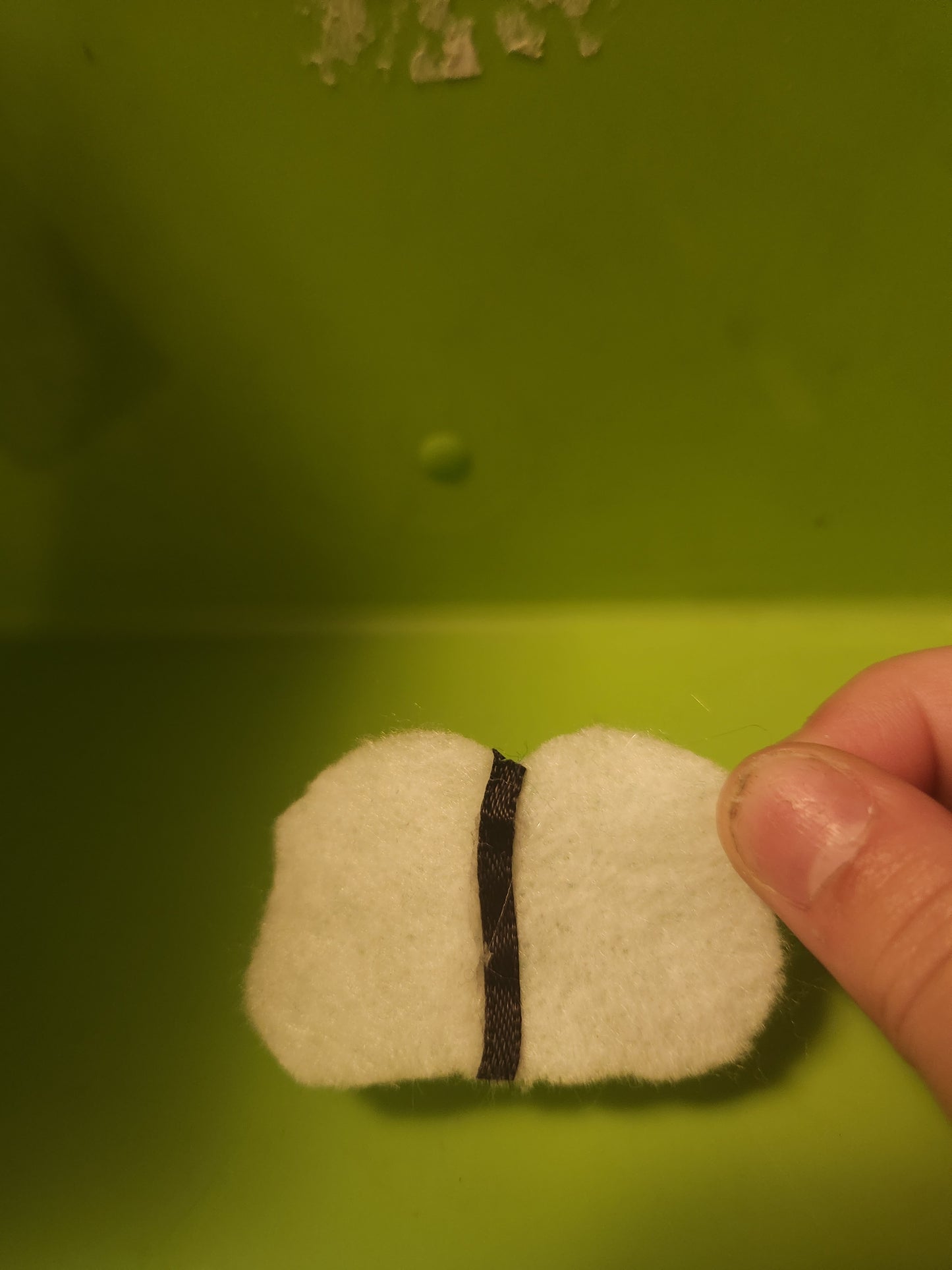 White Saddle Pad with Black Trim