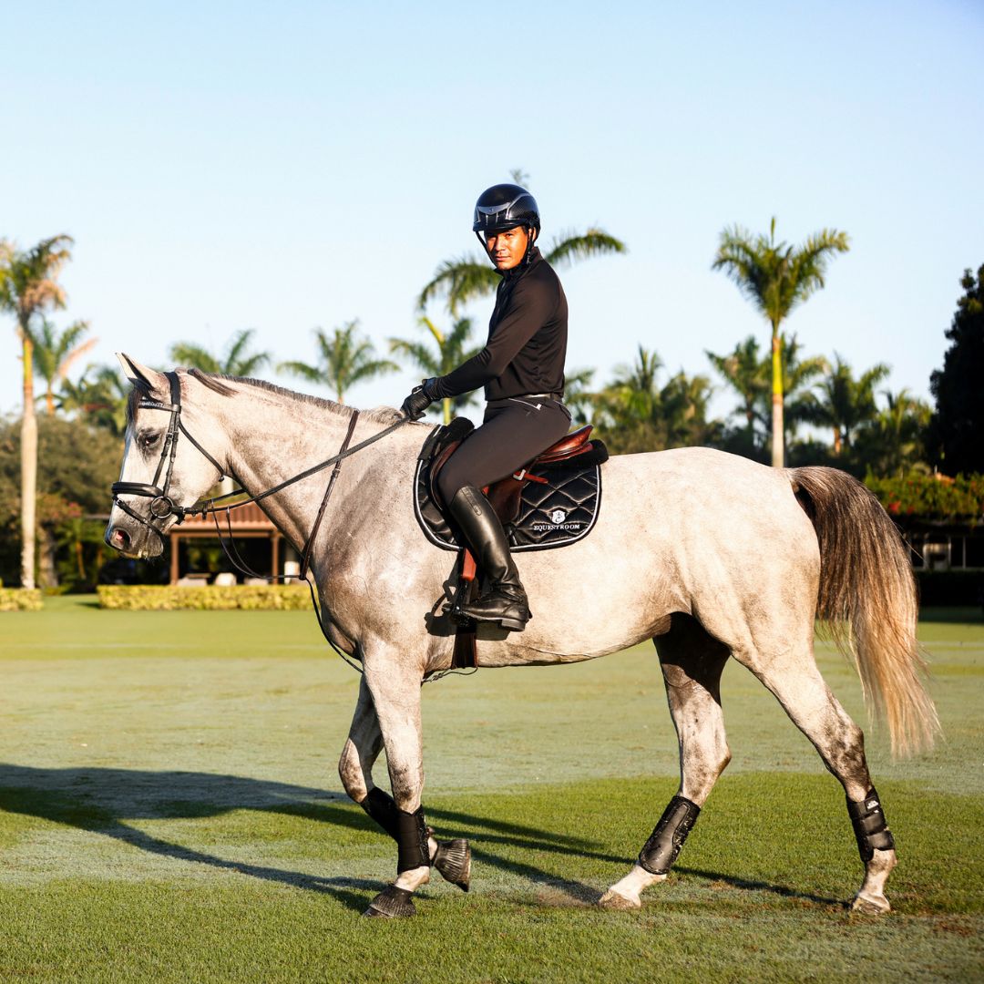 B&W - Black Saddle Pad