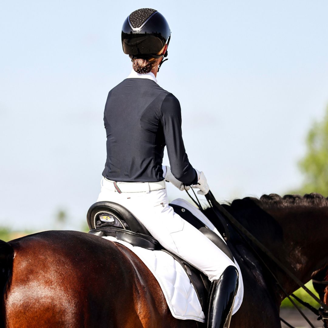B&W - White Saddle Pad