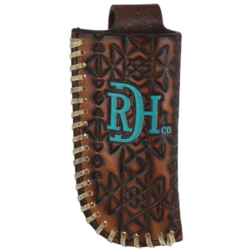 Red Dirt Hat Company Knife Sheath Rawhide Laced Edge