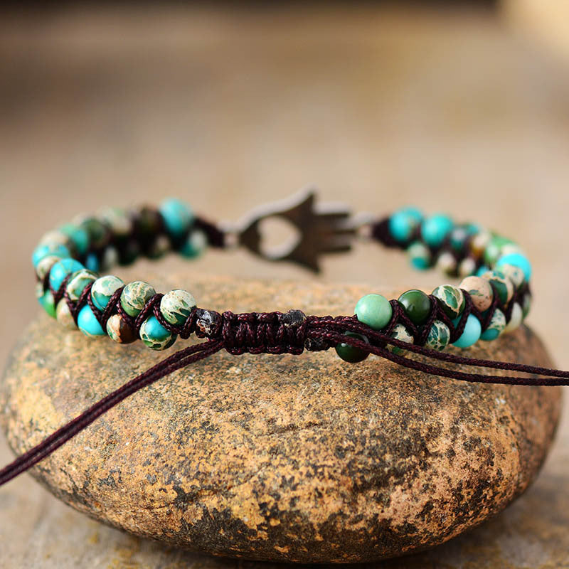 Turquoise Beaded Bracelet - 2 Styles
