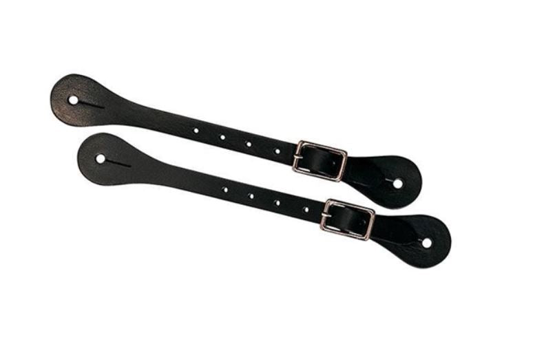 Single-Ply Spur Straps, Black by Weaver Leather