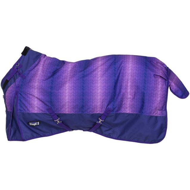 Tough-1 1200D Chevron Print Turnout Blanket with Snuggit