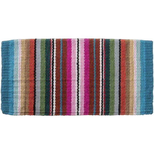 Tough 1 Serape Wool Saddle Blanket - 26" x 26"