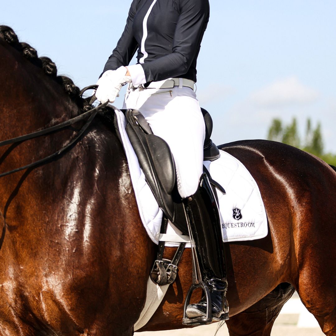 B&W - White Saddle Pad