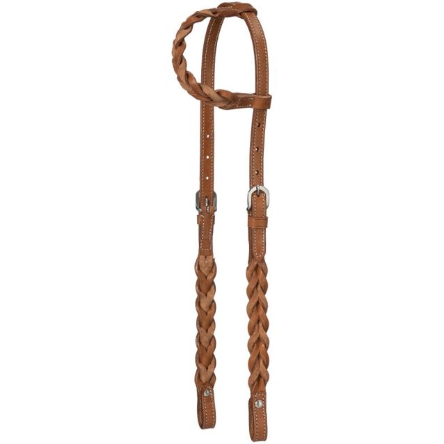 Royal King Braided Leather One Ear Headstall