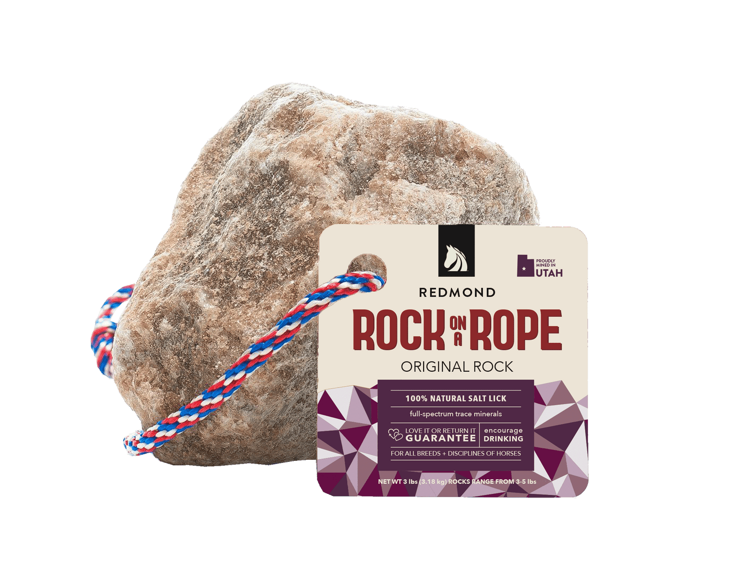 Redmond Rock® - Mined Horse Salt Lick