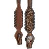 Silver Royal Sunflower and Black Lace Headstall and Breastcollar Set