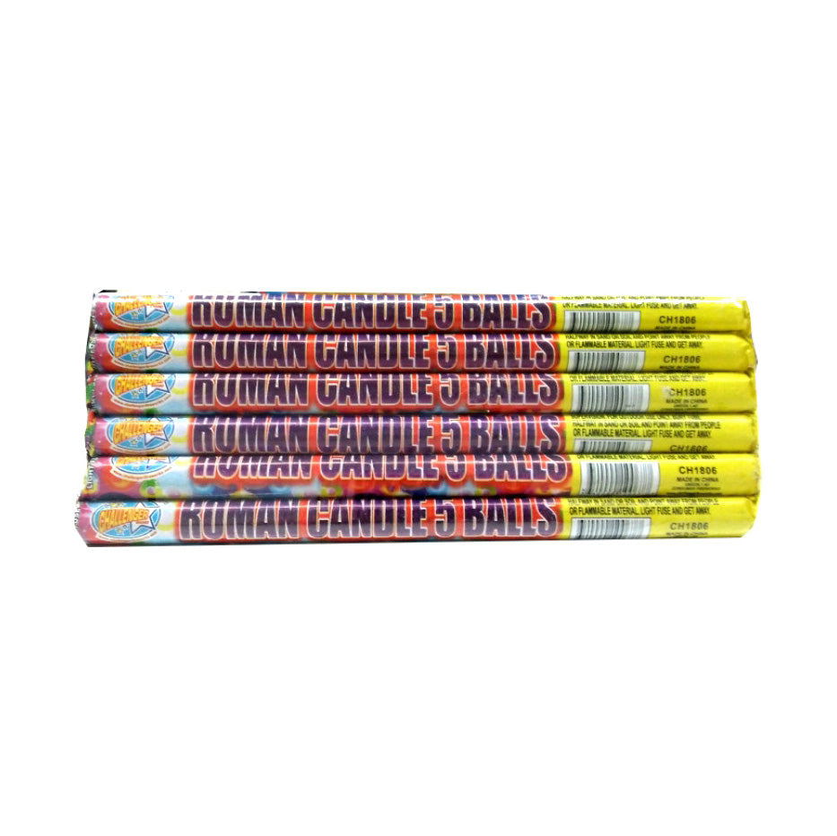 5 Ball Roman Candle
