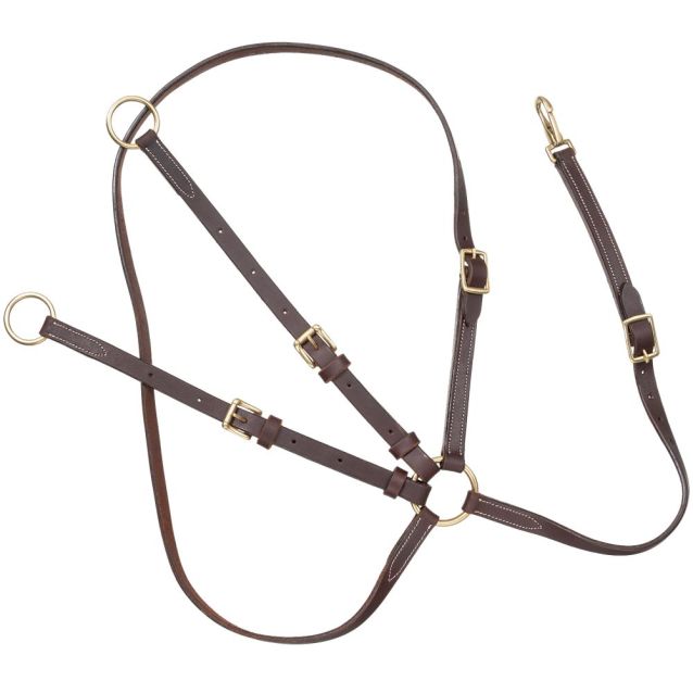 Tough-1 Harness Leather Martingale