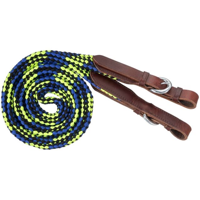 Tough-1 7ft Flat Braided Trail Reins