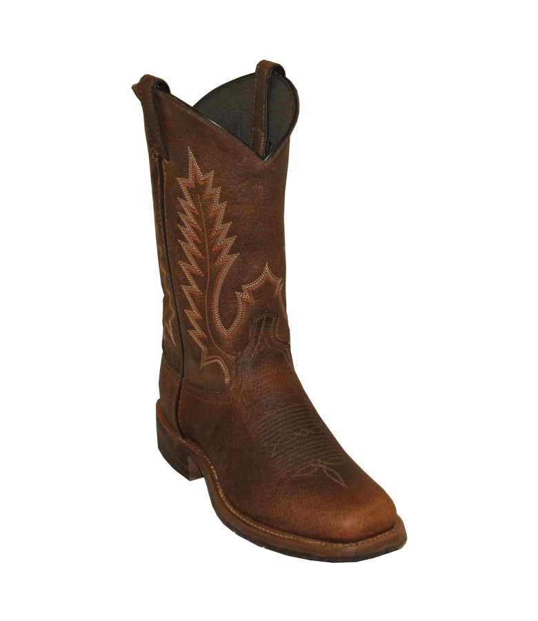 Mens Abilene 11″ Tan Bison Stockman Heel