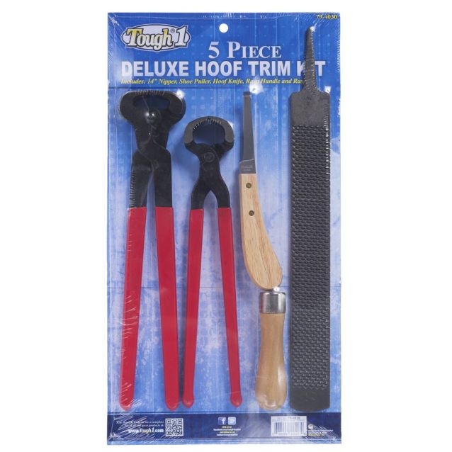Tough-1 5 Piece Deluxe Hoof Trim Kit