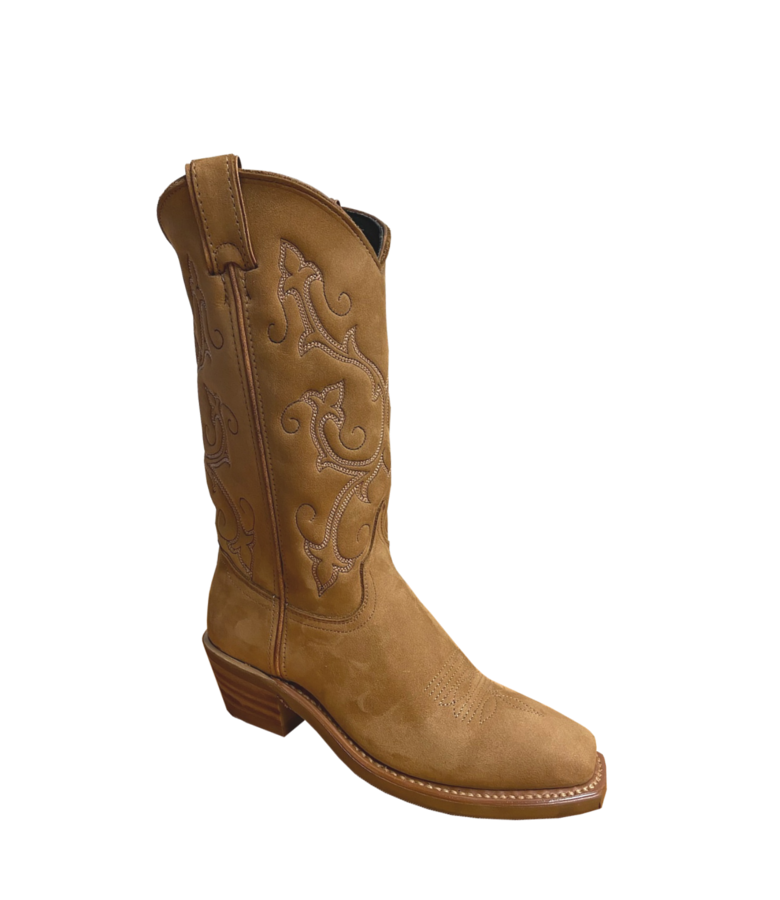 Ladies Abilene 11" Tan Nubuck Cowhide Boot 9073