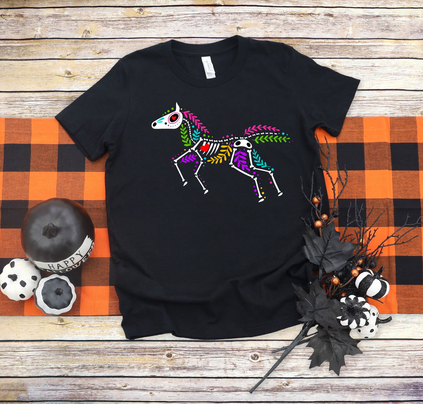 Cute Skeleton Horse Youth T-Shirt
