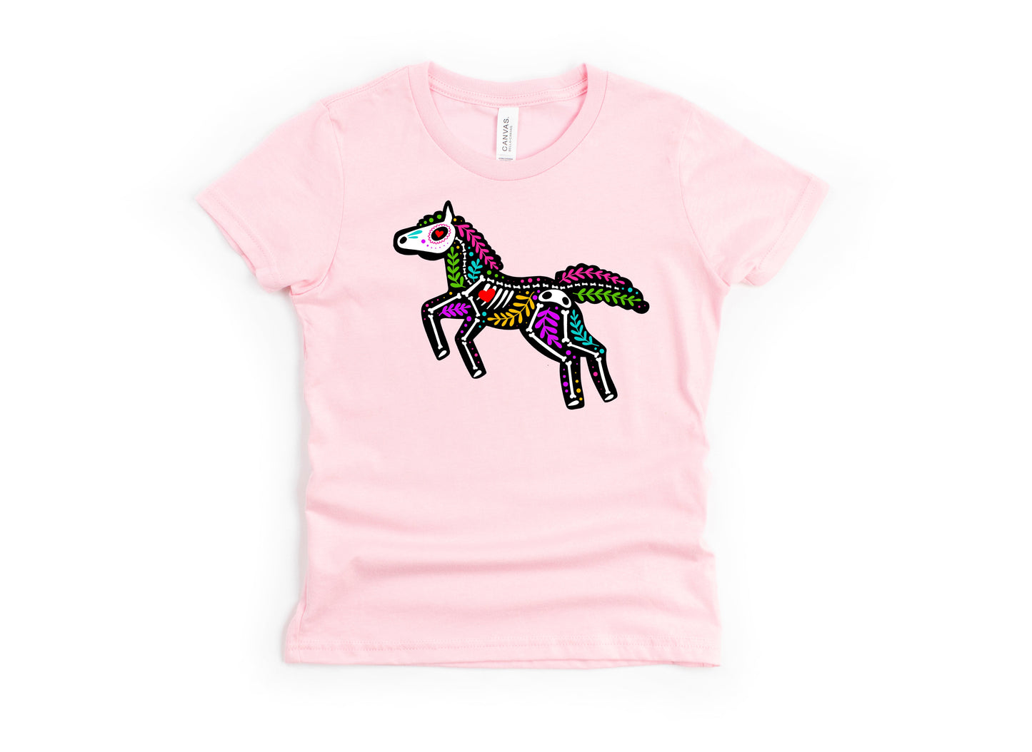 Cute Skeleton Horse Youth T-Shirt