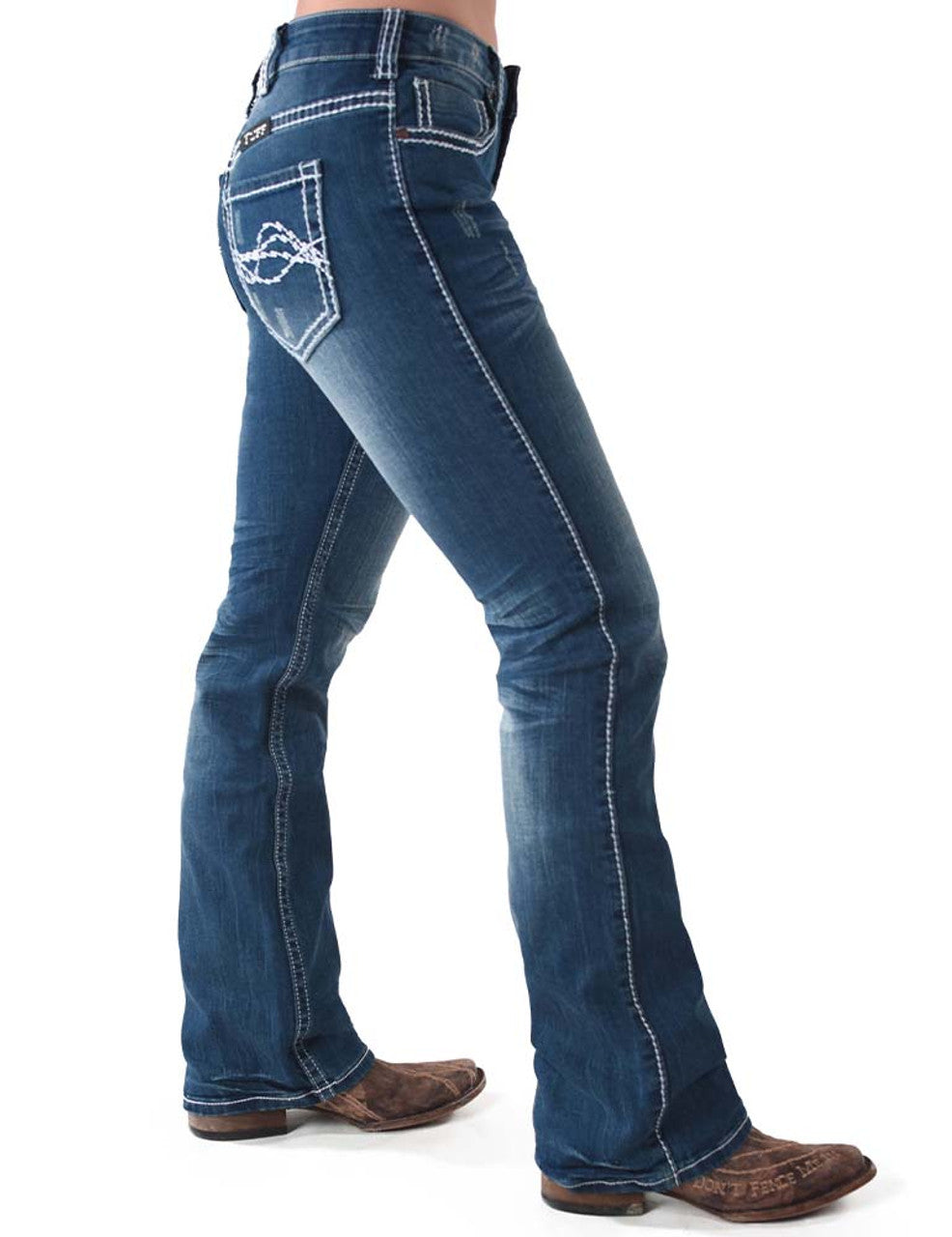 Womens Cowgirl Tuff Edgy Jeans