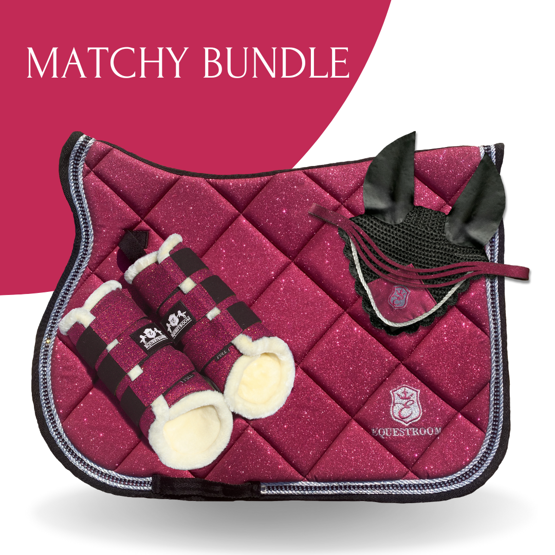 Raspberry Fizz Saddle Pad Set