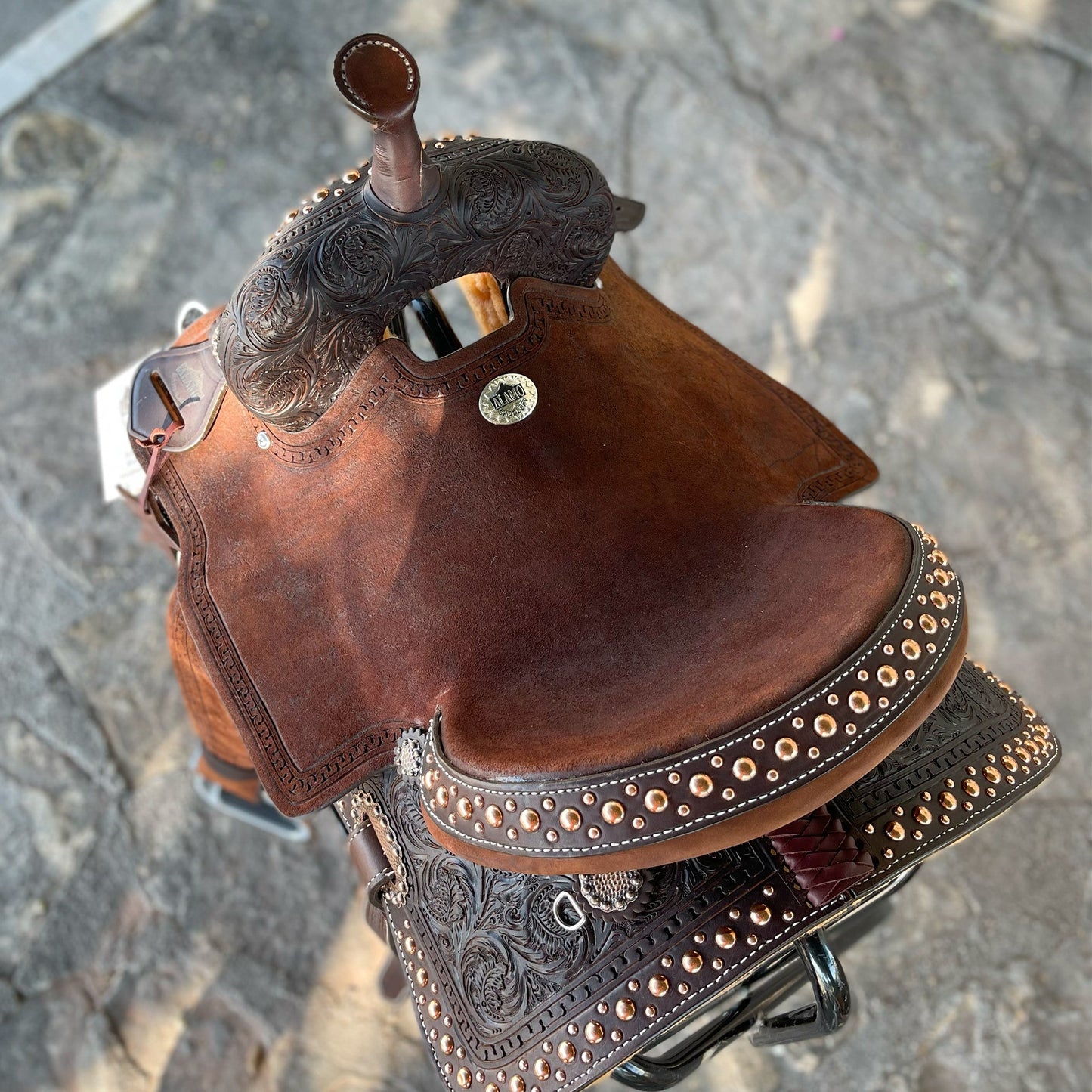SD-4 Mini Oak Barrel Saddle