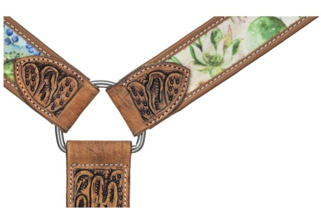 Silver Royal Mini Cactus Print Breastcollar