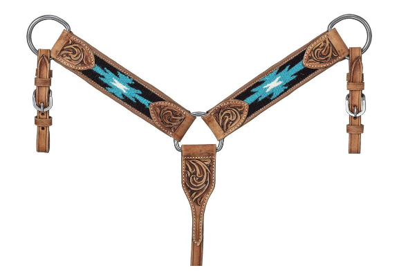 Silver Royal Mini Aztec Breastcollar