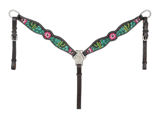 Royal King Pink Cactus Pony Breastcollar