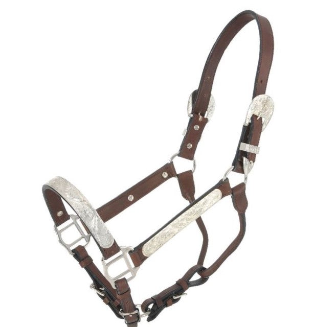 Royal King Silver Bar Show Halter - Full