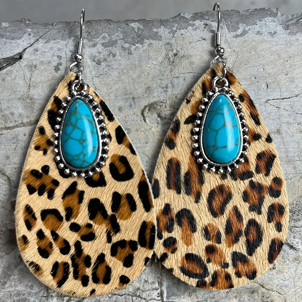 Turquoise Teardrop Earrings - 3 Styles