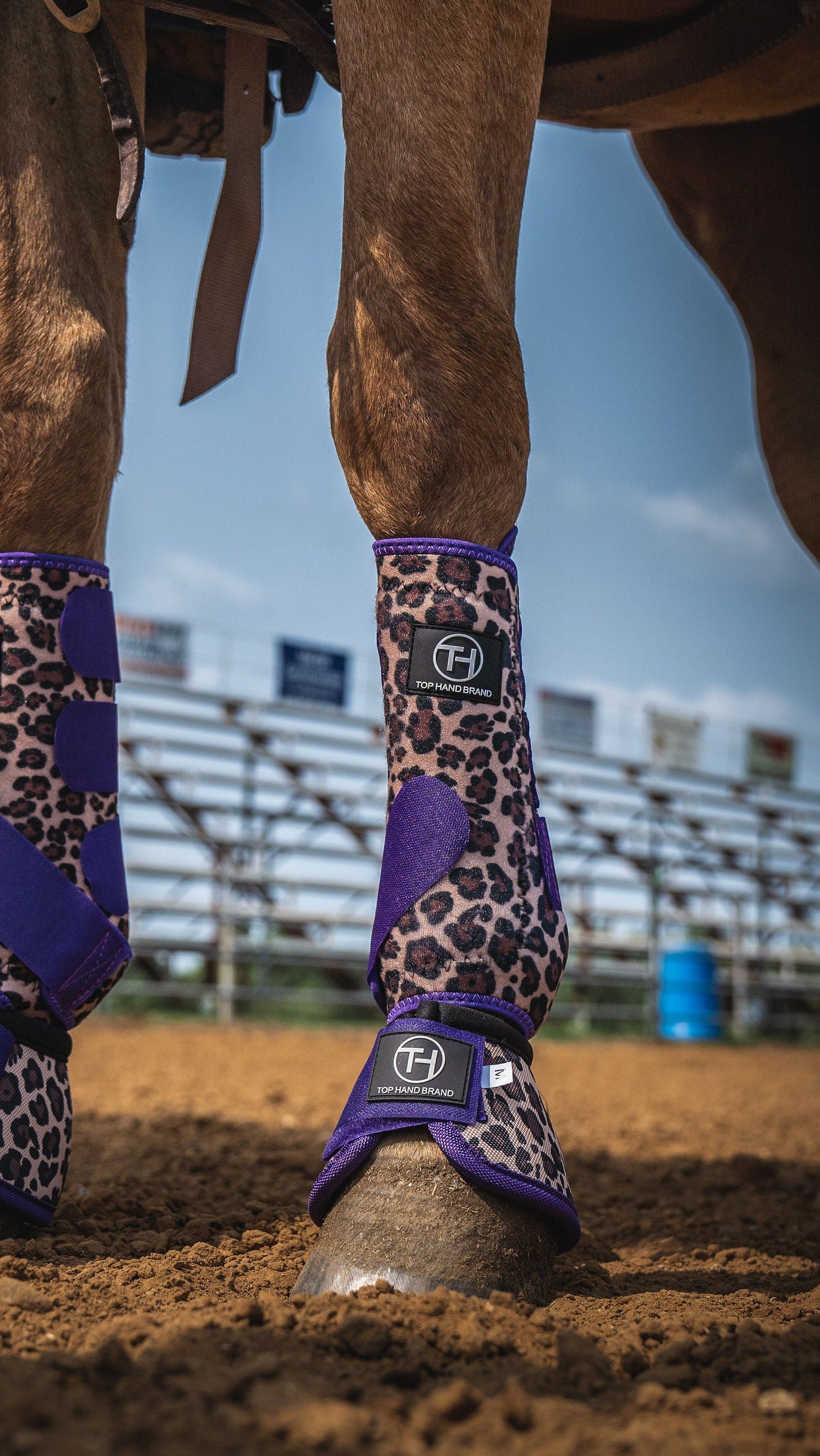 Cheetah Purple Bell Boot