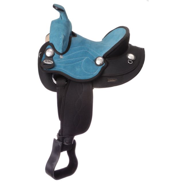 King Series Youth Synthetic Round Skirt Competition Saddle