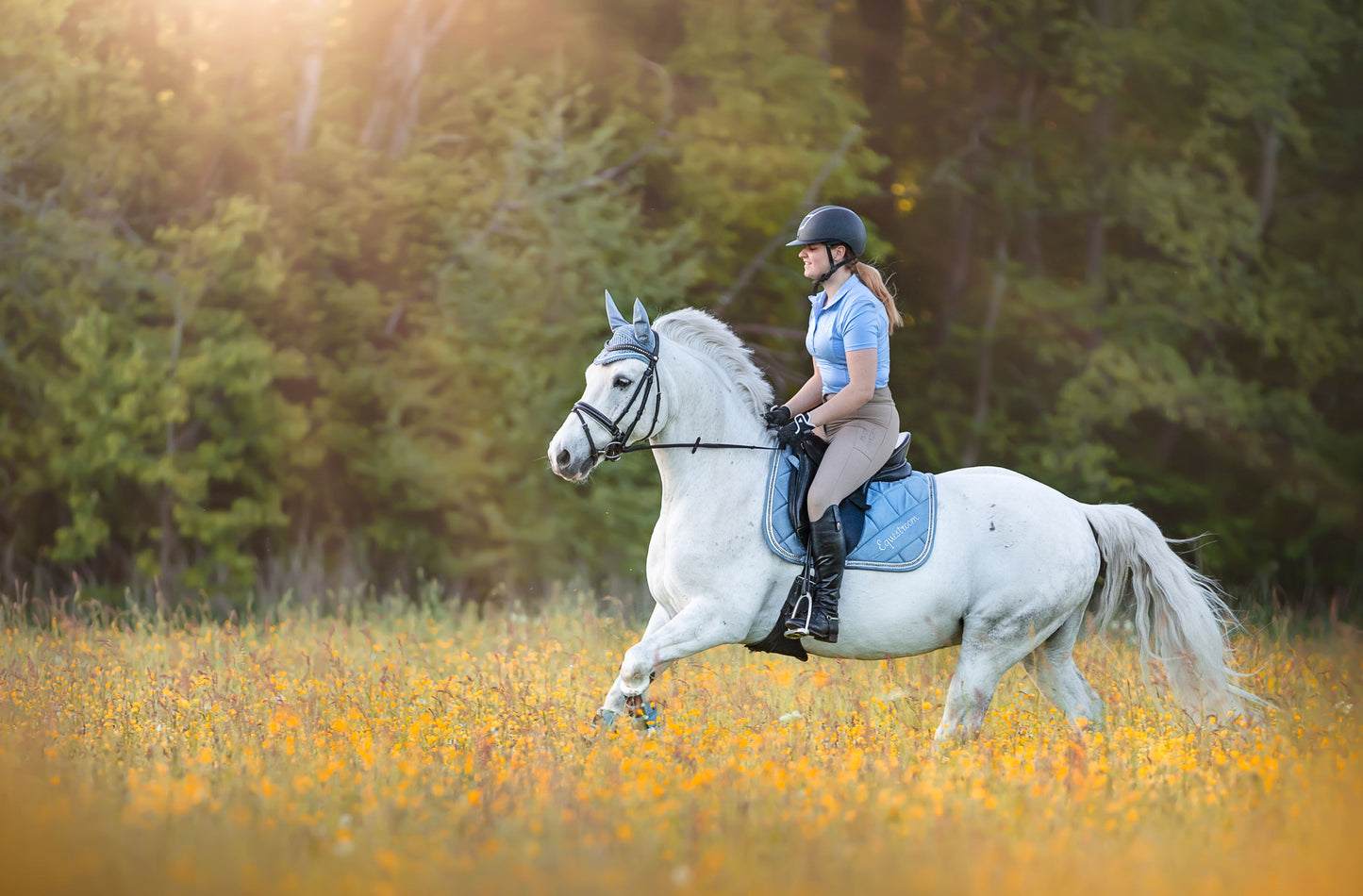 Moonstone Blue Fly Hat
