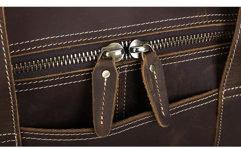 The Wainwright Weekender | Round Vintage Leather Weekender