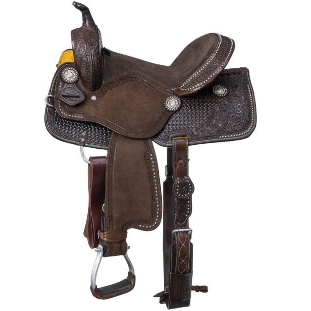 Silver Royal Jackpot Barrel Saddle