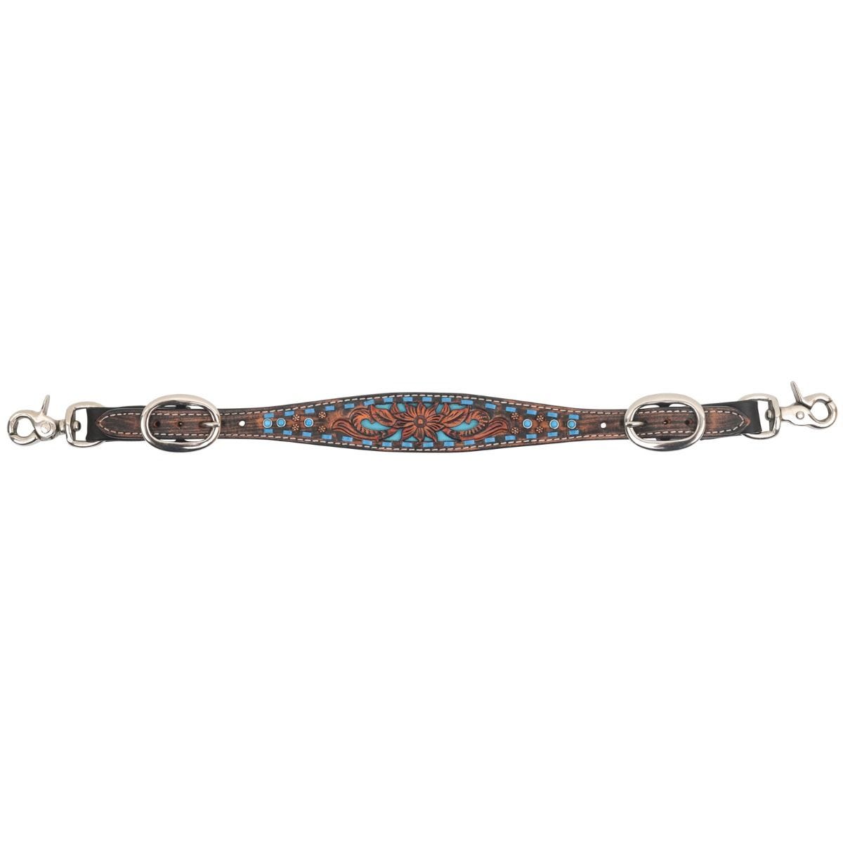 Bronco Blue Texas Flower Wither Strap