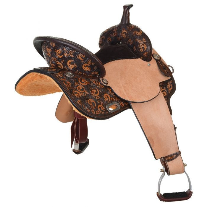 1509 Kelly Kaminski New Frontier Vintage Barrel Saddle