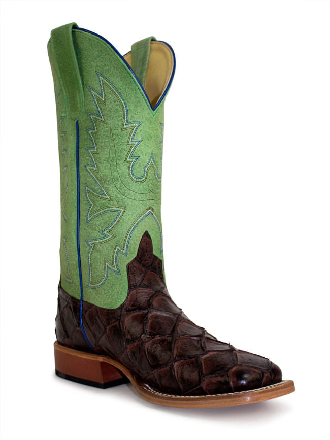 Kids Horse Power Chocolate Bass Print Boot