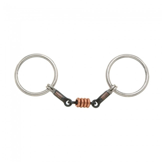 Tough1 3 Piece Sweet Iron Ring Snaffle