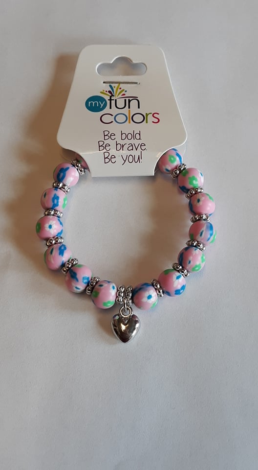 Kids Clay Bead Bracelet
