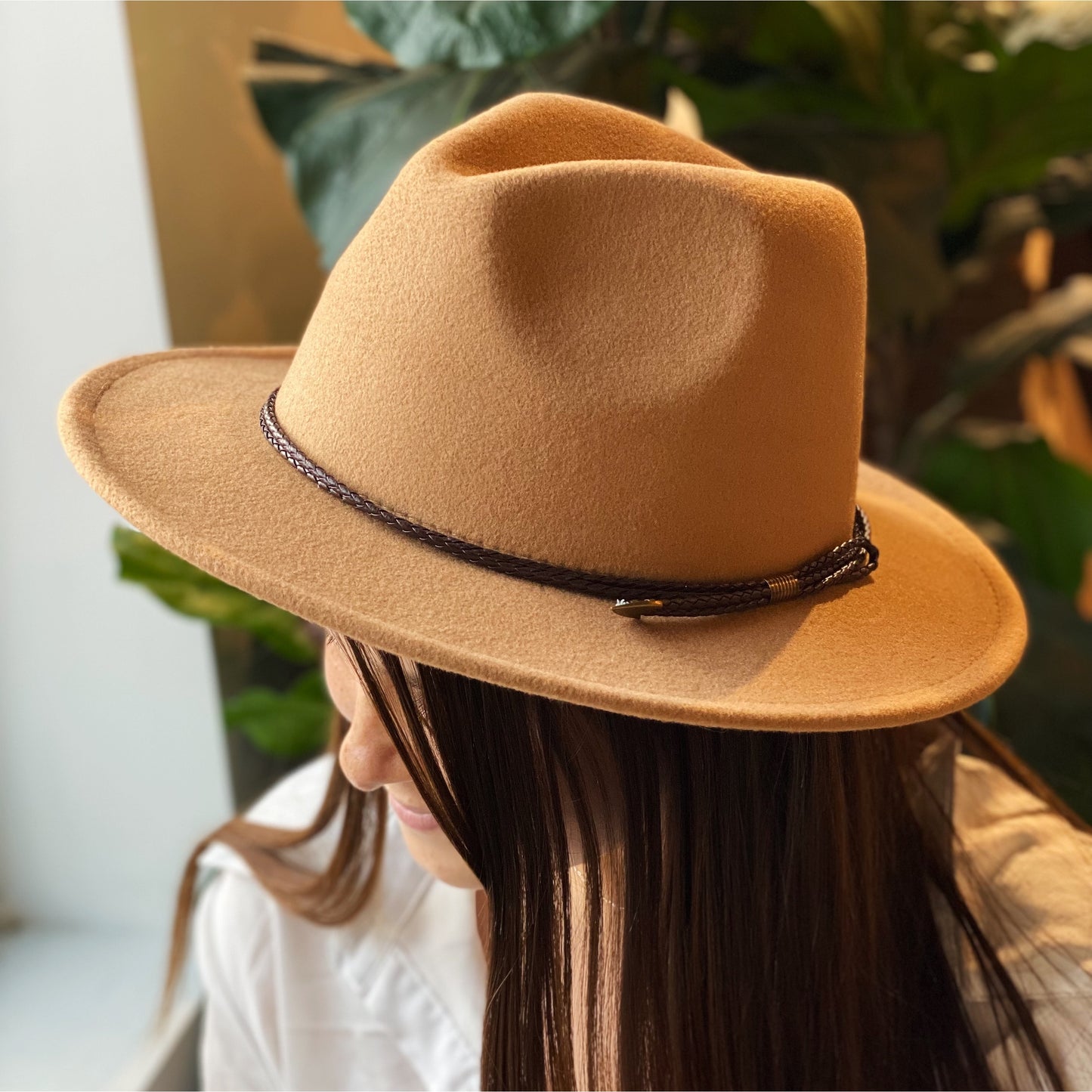 Western Vibes Fedora Hat - Camel