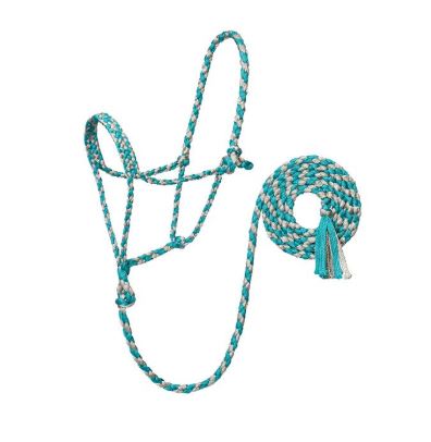 Weaver Braided  Mule Tape Halter with 6' Lead