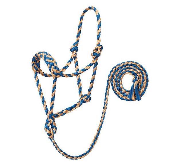 Weaver Braided Mule Tape Halter with 6' Lead