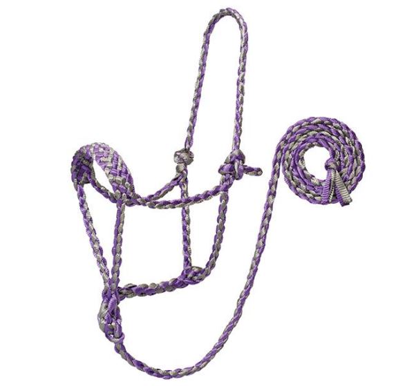 Weaver Braided  Mule Tape Halter with 6' Lead