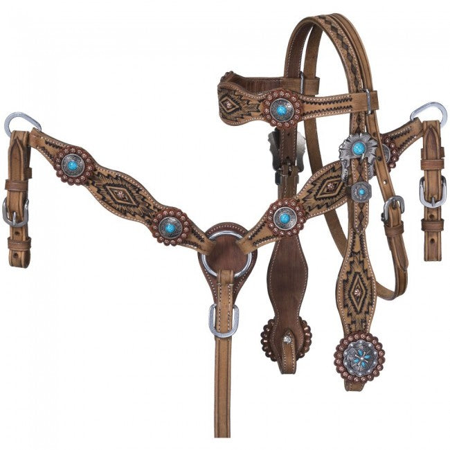 Serenity Miniature Brow Headstall & Breast Collar Set