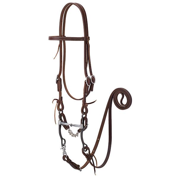 Weaver Working Tack Bridle with Snaffle Mouth Bit