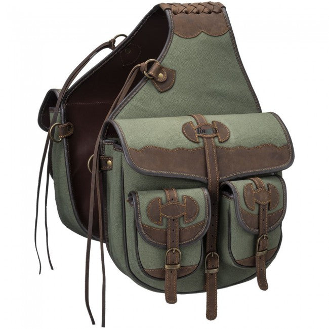 Tough-1 Canvas Trail Bag with Leather Accents 61-9928