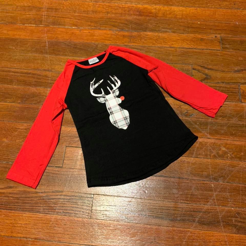 Girls Long Sleeve - Deer Skull