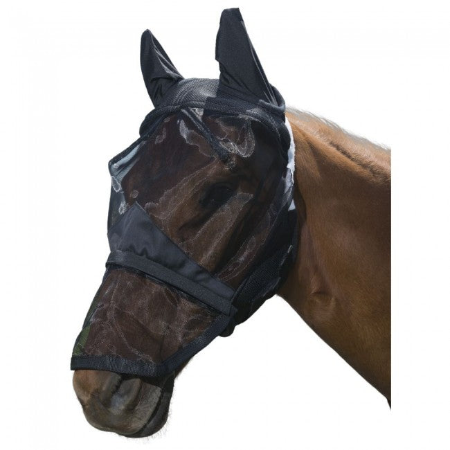 Tough 1 Deluxe Comfort Mesh Fly Mask with Mesh Nose