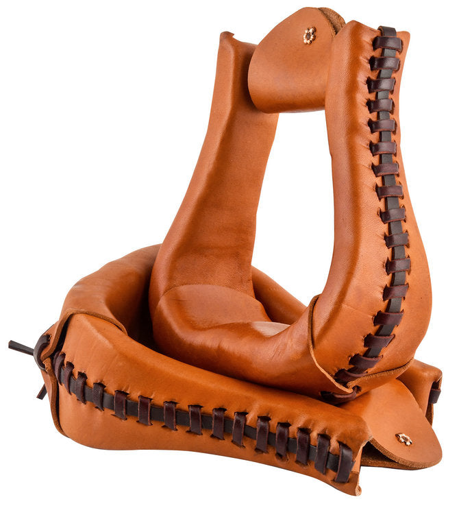 Laced Leather Stirrups by Circle Y